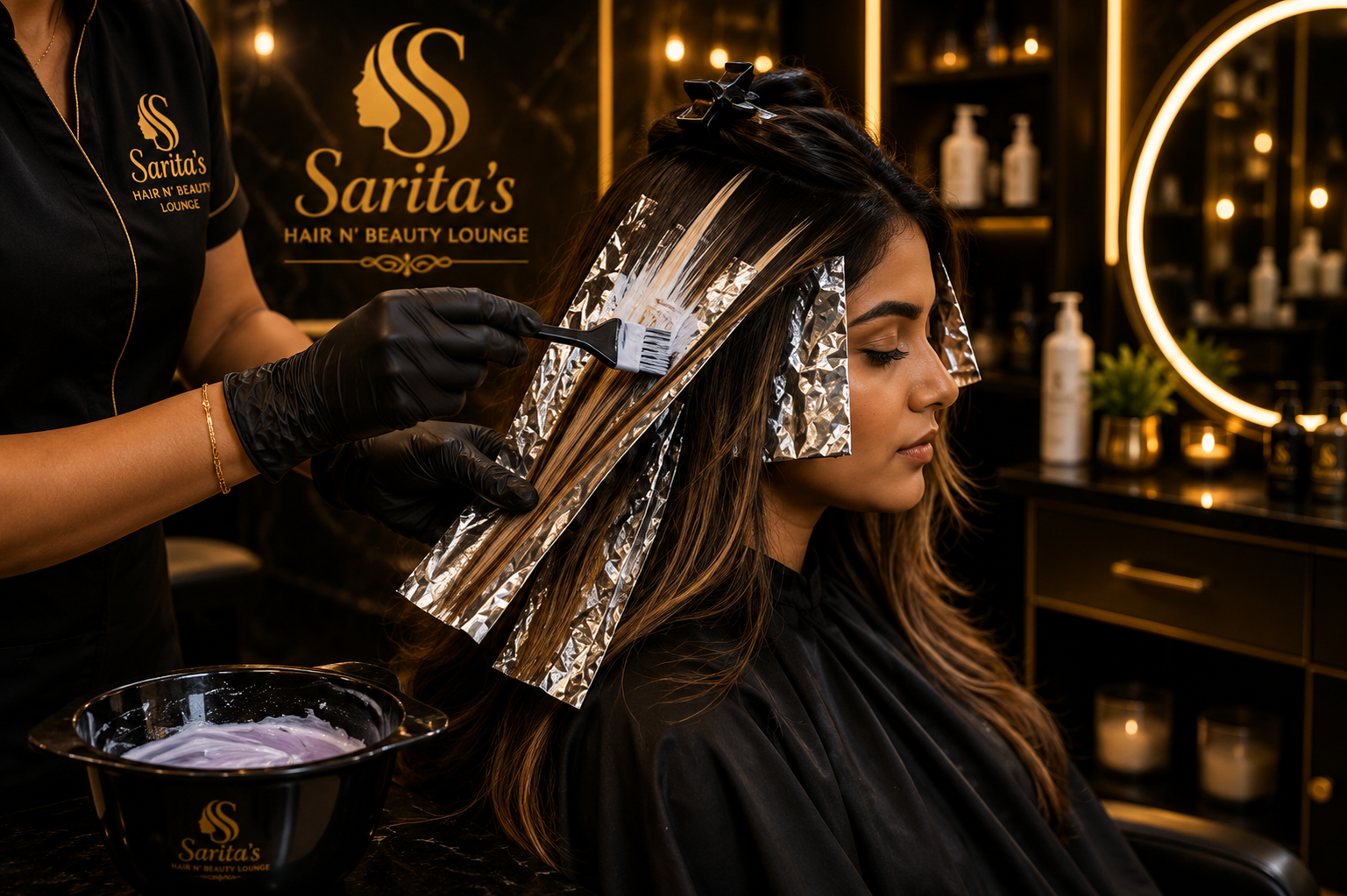 Hair and beauty work by The Sarita\'s Lounge, Wagholi — Instagram 3