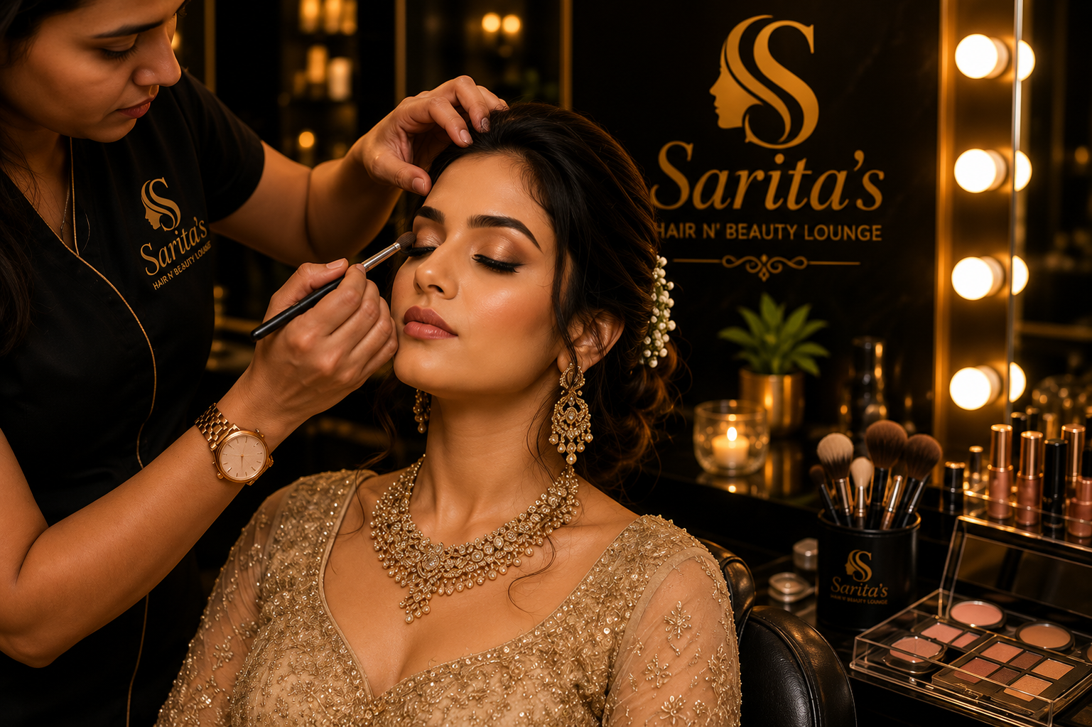 Hair and beauty work by The Sarita\'s Lounge, Wagholi — Instagram 6