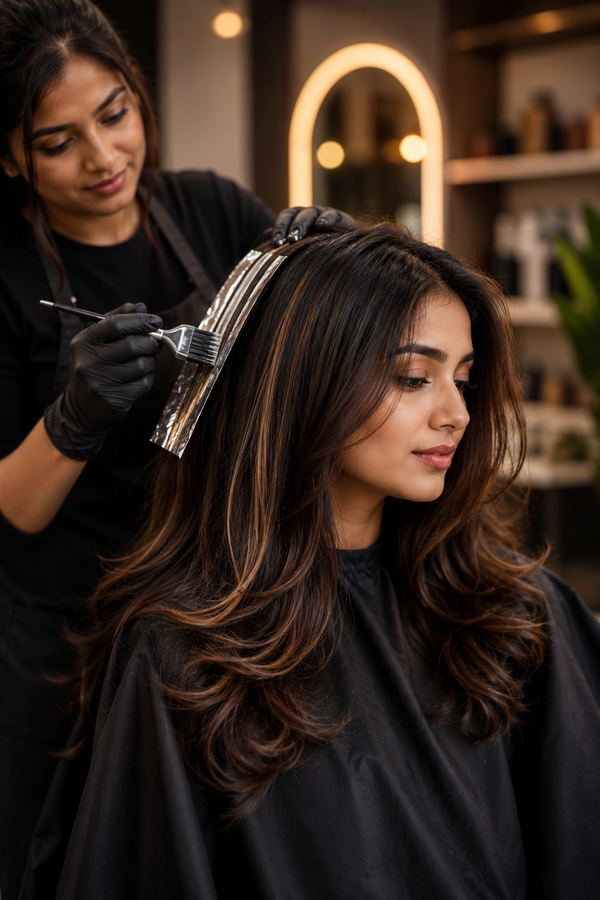 Hair and beauty work by The Sarita\'s Lounge, Wagholi — Instagram 13